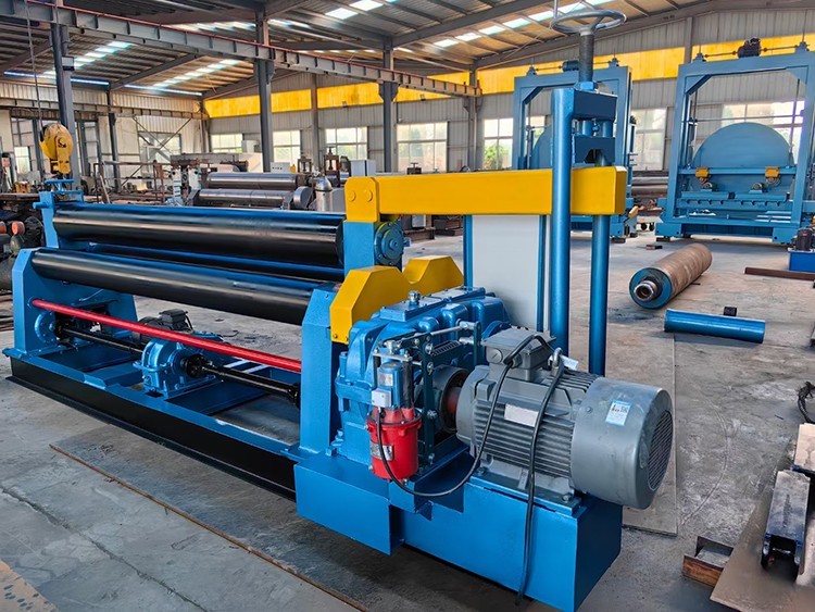 three roll rolling plate