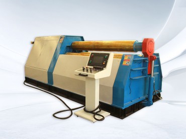 Máquina de laminação de chapas CNC de quatro rolos