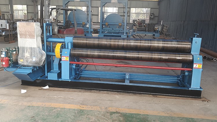 Hydraulic plate rolling machine