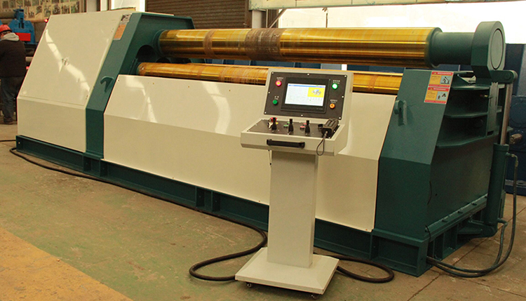 CNC plate rolling machine